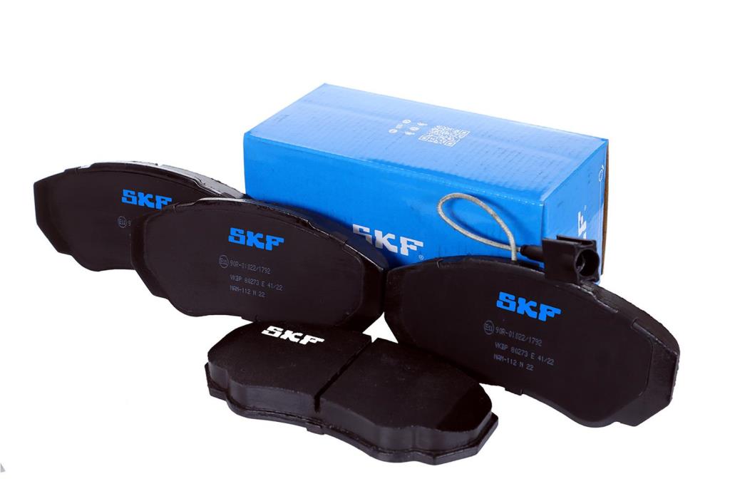 Jeu de 4 plaquettes de frein SKF ref. VKBP 80273 E
